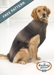 It's the thought (and the warmth) that counts at the holidays. Hunter S Urban Knitted Dog Sweater Free Knitting Pattern