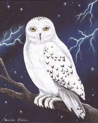 Hedwig 8 X 10 Print Acryl Schneeeule Originalgemalde Von Etsy