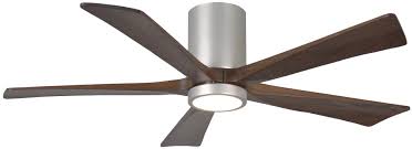 Hot ceiling fans for exotic tropical themes. Matthews Fans Ir5hlk Bn 52 Irene 5hlk 52 Modern Contemporary Hugger Ceiling Fan Mtf Ir5hlk Bn 52