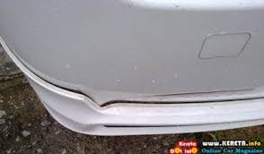 Hari tu ada kereta persona, undur punya undur. Problem With Skirting Installation