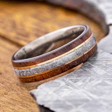 This is why so many men choose tungsten wedding bands because it is so durable. Gold Wood Rings Jewelry By Johan