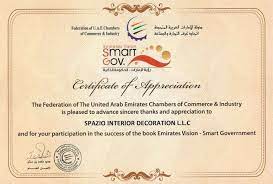 Spazio Interior Decoration Award In Uae Interior Design Dubai Commercial Design Project Interior Design Companies