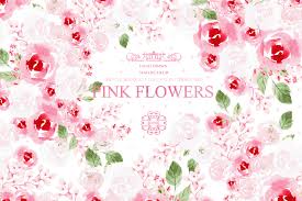 Check spelling or type a new query. Watercolor Pink Flowers In Illustrations On Yellow Images Creative Store