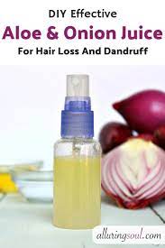 Its juice is very effective for hair loss as well they will restore shine and luster of your hair. Diy Aloe Vera And Onion Juice For Hair Loss And Dandruff