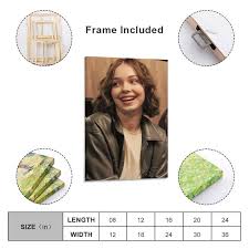 Emma Myers Movie Actress Wall Art Poster (13) Canvas Wall Art Prints Poster  Gifts Photo Picture Painting Posters Room Decor Home Decorative ...