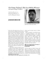 Dibintangi oleh vanida imran, eizlan yusof dan ramai lagi. Pdf On Erma Fatima S The Last Malay Woman Perempuan Melayu Terakhir Gendering Discourses In Reclaiming Malayness In The New Malaysian Cinema