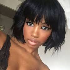 A bob haircut refers to the haircut which is short and in which the hair is typically cut straight around the head, often with bangs at the front. Best Quick Weave Bob Hairstyles To Inspire You