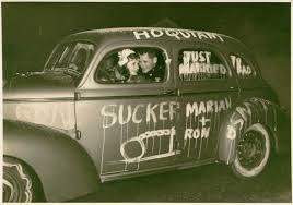 Maybe you would like to learn more about one of these? Funny Vintage Photographs Of Just Married Wedding Cars From The Past Vintage News Daily