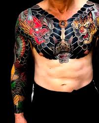 Japanese Ink Tren Instagram Japanese Sleeve And Chest Tattoos By Soutattoo Japaneseink Japanesetatt Japanese Tattoo Women Japanese Tattoo Japanese Sleeve