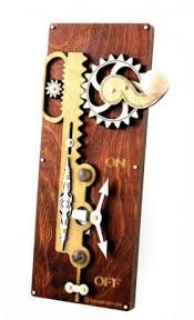 Steampunk Switch Plates Single Rack Pinion Switch Plate Cinnamon 8000f Remesla Chasy