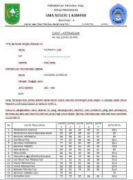 Fungsi & cara membuat surat keterangan lulus lengkap. Contoh Surat Keterangan Nilai Rata Rata Raport