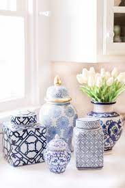 Amazon Home Decor Finds Blue And White Ginger Jars Under 100 Blue Vases Decor Blue Home Decor White Vase Decor