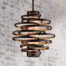 The vertigo pendant is a light that certainly garners attention in any setting. Corbett Vertigo 18 Wide Small Pendant Light J6250 Lamps Plus