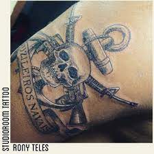 FUZILEIROS NAVAIS Rony Teles | Tatuagens militares, Fuzileiros, Tatuagem