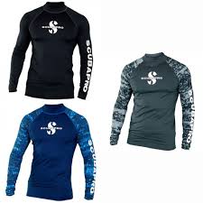 Scubapro Upf 50 Rash Guards Series Long Sleeve Mens Rash Guard