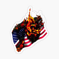 Flag Burning Stickers Redbubble Burn national flags online, at flag burning world. redbubble
