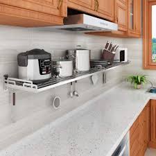 Maybe you would like to learn more about one of these? Amazon Com Kitchen Wall Mounted Rack Stainless Steel Rice Cooker Storage Shelf 6036cm Size 120cm Home Kitchen