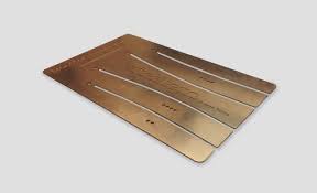 Free upgrades, professional design team, quick ship Metal Business Cards Face Media Group