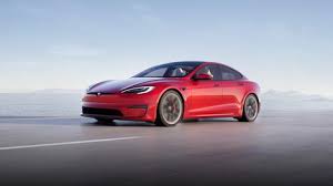 A deep blue metallic model s with a. Tesla S New Steering Yoke Isn T Retro It S A Safety Risk Roadshow