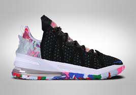 The first lebron james men's basketball shoe was released ahead of his rookie season with the cavs in 2003. Nike Lebron 18 Multicolor Price 182 50 Basketzone Net
