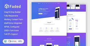 They are designed to guide users towards taking the required actions on your the best way to build landing pages in wordpress is to use a drag and drop page builder, so you can easily customize the landing page without writing any. Faded Responsive App Landing Page Wordpress Theme Rtl By Droitthemes