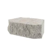 (75 mm) deep and 7 in. Pavestone 4 In X 11 75 In X 6 75 In Pewter Concrete Retaining Wall Block 81100 The Home Depot