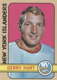 1975 Eddie Westfall Gerry Hart Hockey Heroes Stand-Up