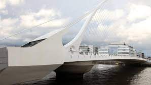 The cross section of the board is a box girder with cantilever ribs on each side that can accommodate four lanes of traffic. Samuel Beckett Bridge Data Photos Plans Wikiarquitectura