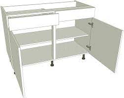 Kitchen base units available to buy online at trade prices from £59. Sink Kitchen Base Units Double Working Drawer