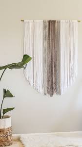Diy Yarn Wall Hanging Oversized Boho Tapestry Tutorial