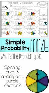 My 7th Grade Math Students Loved This Probability Worksheet This Was Such A Great Way For My Middl Probability Worksheets Probability Math Simple Probability