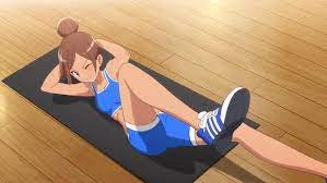 Screenshot From Anime Summer 2019 Anime Dumbbell Nan Kilo Moteru How Many Kilos Are The Dumbbells You Lift Anime Mang Anime Summer Dumbbell Muscle Girls