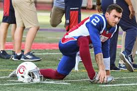 Johnny Manziel Looks Up From The Bottom Of A Very Deep Hole Published 2018 Johnny Manziel Johnny Canadian Football League