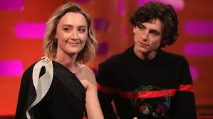 Chalamet will play willy wonka in a musical based on the early life of the eccentric chocolatier. Ronan Loved Breaking Chalamet S Heart In Little Women