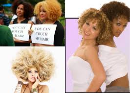 Kinky curly text curly afro hair woman portrait vector. White Women Are Not Part Of The Natural Hair Community Teamnatural