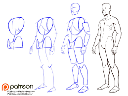 Abrakadoodle art camps for kids. Fullbody Step By Step 1 Kibbitzer On Patreon Figure Drawing Reference Anatomy Drawing Human Figure Drawing