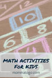 Math To Go Momma To Go Travel Kinesthetic Learning Math Activities For Kids Math For Kids