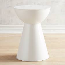 Metal White Drum Accent Table Pier 1 Imports Accent Table Drum Room White Accent Table