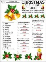 Christmas Activities Christmas Spelling Activity Bundle Color Bw