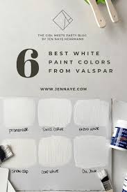 It's a lot of pressure to pick one color to represent an entire year's worth of interior design inspiration. Best Valspar White Paint Colors Jen Naye Herrmann