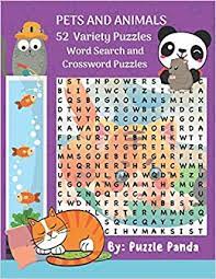 Online puzzles is a logic game for adults and children that can be played on a computer, tablet or smartphone. Buy Pets And Animals 52 Variety Puzzles Word Search And Crossword Puzzles Word Search And Crossword Puzzles By Puzzle Panda Publishing Book Online At Low Prices In India Pets And Animals