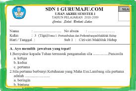 Soal uts pts tema 1 kelas 1 semester 1 kurikulum 2013 revisi 2018 kunci jawaban room i muatan palajaran. Aq1ocjm1tc2g M