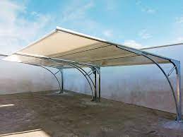 La tettoia per auto round può essere dotata di un box integrato. Tettoia In Ferro Zincato Modello Grifone Da 1 A 4 Posti Auto