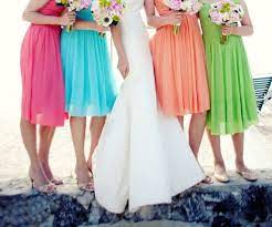 Choosing The Right Bridesmaid Dresses To Vivify Your Beach Wedding Photogra Beach Wedding Bridesmaid Dresses Beach Bridesmaid Dresses Beach Wedding Bridesmaids