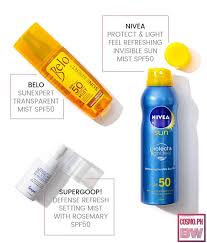 Here, dermatologists share what to look for in a quality face sunscreen and the best ones to try. Beauty Wars Sunscreen Face Mists Edition