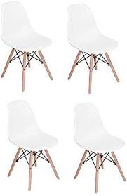 Plans for the matching side chairs are also available. Mahmayi Set Of 4 Eames Style Chair With Walnut Wood Legs Eiffel Dining Room Chair Lounge