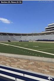 2 Notre Dame Vs Florida State Tickets Section 18 Row 7