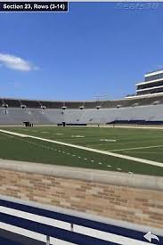 2 Notre Dame Vs Florida State Tickets Section 18 Row 7
