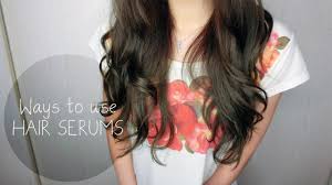 And what are the differences between them and hair oils? Ways To Use A Hair Serum Youtube