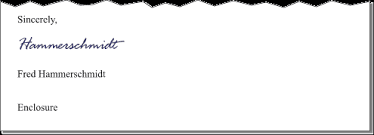 Business Letter Enclosure Business English